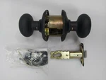 Schlage F40GEO622 Georgian Privacy Door Knob Set Matte Black. Fixed Price $20.20.