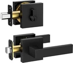 Ticonn Door Handle Heavy Duty, Reversible Square Lever For Bedroom, Bathroo. Fixed Price $19.66.