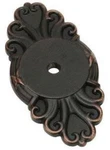 Emtek 86293US10B Back Plate For Knobs Ribbon & Reed Oil Rubbed Bronze. Fixed Price $6.99.
