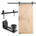 Vevor Barn And Hardware Kit, 42" X 84" Wood Sliding Door, Smoothly. Fixed Price $256.49.