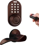 XFL-02OB Digital Deadbolt Door Lock Passage Lever Handle Combo With Keyless. Fixed Price $114.99.