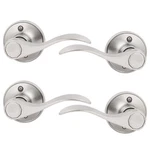 Probrico 4 Pack Dummy Door Lever Handle For Left Right Hand, Wave. Fixed Price $31.67.