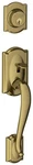 Schlage F92-CAM Camelot Exterior One-sided Dummy Handleset Brass. Fixed Price $209.25.