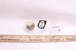 (8-PK) Cosmas Cabinet Round Knob Brushed Antique Brass 1-1/8" 5982BAB. Fixed Price $11.70.