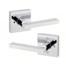 Kwikset Halifax Bed/bath Privacy Square Lever Polished Chrome (730HFL Sqt 26). Fixed Price $21.86.