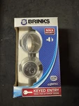 Brinks High Security Single Cylinder Deadbolt Lock 2717-119 Satin Nickel New. Fixed Price $7.95.