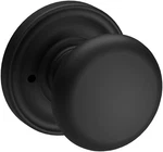 Baldwin PV.ROU.TRR.190 Round Privacy Door Knob With Rose - Satin Black. Fixed Price $125.00.