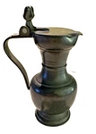 Vintage Straakenborg 5" Pewter Pitcher With Double Acorn Accent Knob. Fixed Price $14.00.
