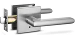 Berlin Modisch Privacy Lever Door Handle Slim Square Brushed Nickel Finish. Fixed Price $49.75.