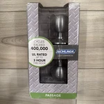 Schlage Orbit Satin Chrome Hall And Closet Passage Door Knob. Fixed Price $18.00.