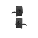 Schlage Century Accent Matte Black Passage Leverset F10 622. Fixed Price $22.99.