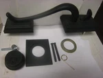 Schlage FC92ADD622 Custom Addison Dummy Handleset, Matte Black. Fixed Price $89.99.
