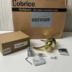 Gobrico Wave Style Privacy Door Levers In Polished Brass Contractor 10 Pack. Fixed Price $134.99.