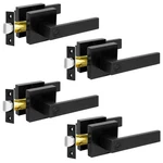 Kamota Privacy Door Levers 4 Pack Matte Black. Fixed Price $89.99.
