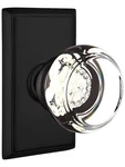Emtek 8121GTUS19 Passage, Rectangular Rosette, Georgetown Knob, Flat Black. Fixed Price $192.00.