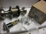 Schlage Privacy Locking Latch F40 Geo 619 Satin Nickel Free Shipping. Fixed Price $24.99.