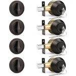 Probrico Keyed Alike Single Cylinder Deadbolts Oil Rubbed Bronze(combo Packs),. Fixed Price $51.47.