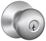 Schlage F51-PLY Chrome Plymouth Keyed Entry Panic Proof Door Knob Set. Fixed Price $50.73.