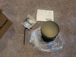 Kwikset Pismo Nib Single Handle Matte Black Dummy Door Knob Featuring Microban.. Fixed Price $15.90.