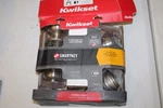 Kwikset 915000 Signature Series Juno Combo Pack Entry Knob 2 3/8" Satin Nickel. Fixed Price $19.95.