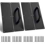 Sumnacon Sets 12 Inch Stainess Steel Door Handles - Sturdy Pull Push Plat. Fixed Price $37.71.