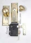 Belwith Products 1129 Brass Cabinet Knob/ Mortise Lock - Quantity 5. Fixed Price $122.31.