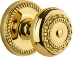 Grandeur Newport Rosette With Parthenon Knob Double Dummy Lifetime Brass 824433. Fixed Price $249.00.