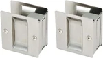 Design House 182097 2-3/4 Inch X 2-1/2 Brass Passage Pocket Nickel. Fixed Price $15.00.