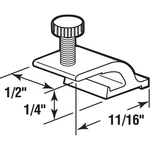 Prime-line PL7953 Aluminum Storm Door Panel Clip 0.7 In. For 1/2 Frame. Fixed Price $14.00.