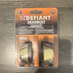 Defiant Deadbolt Keyed Both Sides Polished Brass Gold 154-725 74701. Fixed Price $15.00.