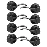 Probrico 8 Pack Dummy Door Lever Handle For Left Right Hand, Wave. Fixed Price $61.37.