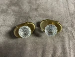Emtek Astoria Crystal Door Knob Set. Fixed Price $65.00.