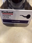 Kwikset Sedona Left Dummy Inactive Handle Matte Black Qty. 4. Fixed Price $62.99.
