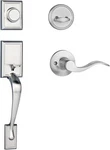Dynasty RID-HER-405-15L Ridgecrest Front Door Dummy Handleset Satin Nickel Right. Fixed Price $16.99.