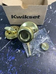 Kwikset Tylo Knob Single Cylinder Interior Pack - Polished Brass. Fixed Price $38.78.