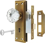 Newliplace Mortise Lock Set For Interior Door, Antique Brass Knobs With. Fixed Price $66.99.