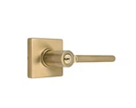 Defiant Tonebridge Keyed Entry Door Lever With Square Rose Brushed Gold. Fixed Price $16.99.