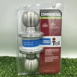 Tell Light Duty Empire Satin Stainless Steel Privacy Door Knob 3 Hour Fire Rated. Fixed Price $20.98.