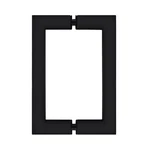 Crl SQ6X6MBL Matte Black 6" Series Square Tubing Back-to-back Pull Ha.... Fixed Price $114.52.