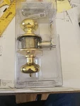 Schlage F51PLY605 Keyed Entry Set Polished Brass. Fixed Price $29.99.