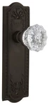 Nostalgic Warehouse Meacry Prv 234 Nk Crystal Solid Brass Privacy - Bronze. Fixed Price $232.50.
