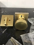 Kwikset 971PSKSQT-4 Pismo Single Cylinder Interior Pack, Satin Brass. Fixed Price $26.62.