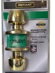 Defiant Hall And Closet Door Knob Brass 332-240 New Sealed. Fixed Price $12.00.