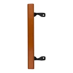 Brixwell Patio Door HANDLE,6-5/8" Ctc,black Finish With Wood. Fixed Price $8.97.
