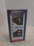 Schlage Doorknob Keyed Entry Plymouth Design Bright Brass F51 V 505 605. Fixed Price $19.99.