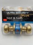 Ultra Security Plus: Bed & Bath Round Door Knob. Fixed Price $13.47.