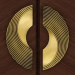 Heavy Duty Brass Finish Round Shape Main Door Handle Set For Home 2 Piece. Fixed Price $179.48.