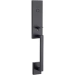 Kwikset 819VNHLIP-514 Dummy Vancouver Exterior Handleset Matte Black Finish. Fixed Price $76.01.