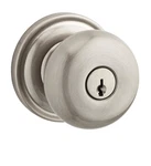 Baldwin EN.ROU.TSR.150.6L.DS.CKY.KD Reserve Round Keyed Entry Knob Satin Nickel. Fixed Price $145.00.