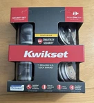 New Kwikset Smart Key Security Entry Handle & Deadbolt Combo Pack Satin Nickel. Fixed Price $38.99.